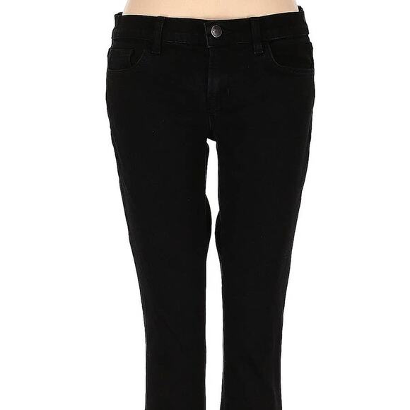 J Brand OP Jett Jeans 29 Waist Women's Pants Jet Black Ankle Skinny Mid Rise EUC - Picture 4 of 5